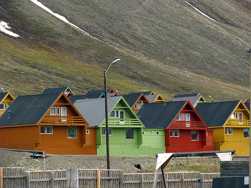 Longyearbyen, Huippuvuoret. . Kuva: Claumoho, Flickr.com.