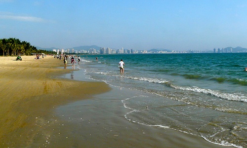 Sanya Beach, Hainan, Kiina.