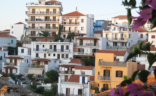 Skopelos, kaupunki