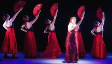 Flamenco-tanssijoita ja laulaja