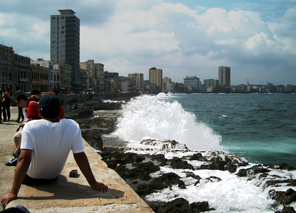 Havannan Malecon, Kuuba.