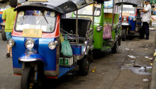 Tuktuk-takseja